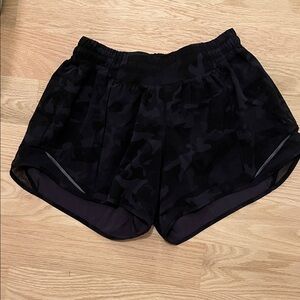 lululemon athletica Black Camouflage Athletic Shorts